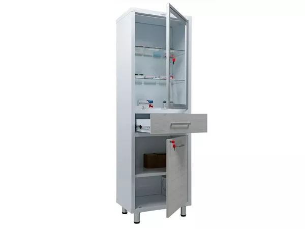 Медицинский шкаф ПРАКТИК HILFE МД 1 ШМ-SSD
